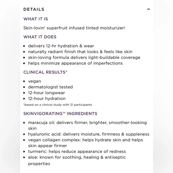 tarte maracuja tinted hydrator - Picture 5 of 5